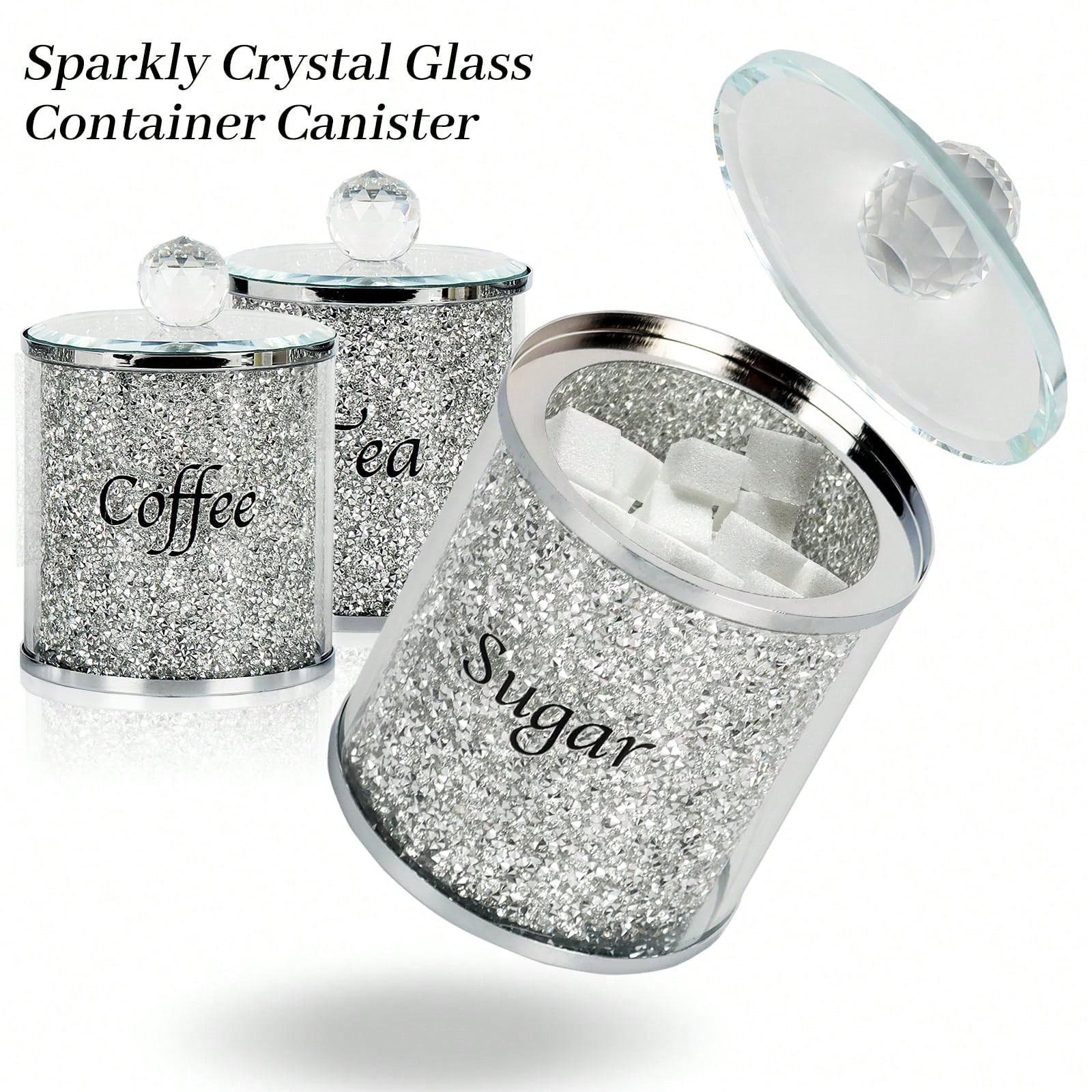 Set Wadah Kopi Gula Teh Berkil - Coffee Tea And Sugar Canister Set ulasan dan harga
