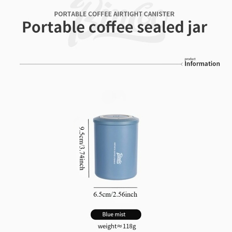 Toples Kopi Kedap Udara Bincoo - Coffee Tea Organizer ulasan dan harga