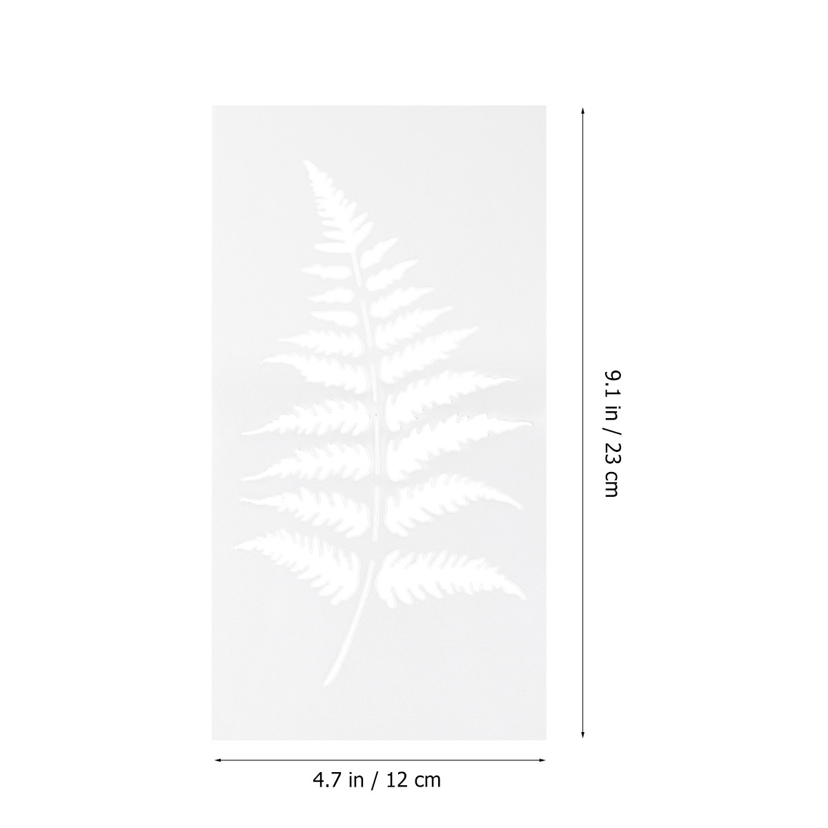 5Pcs Set Stensil Daun Tanaman  - Coffee Stencil Art ulasan dan harga