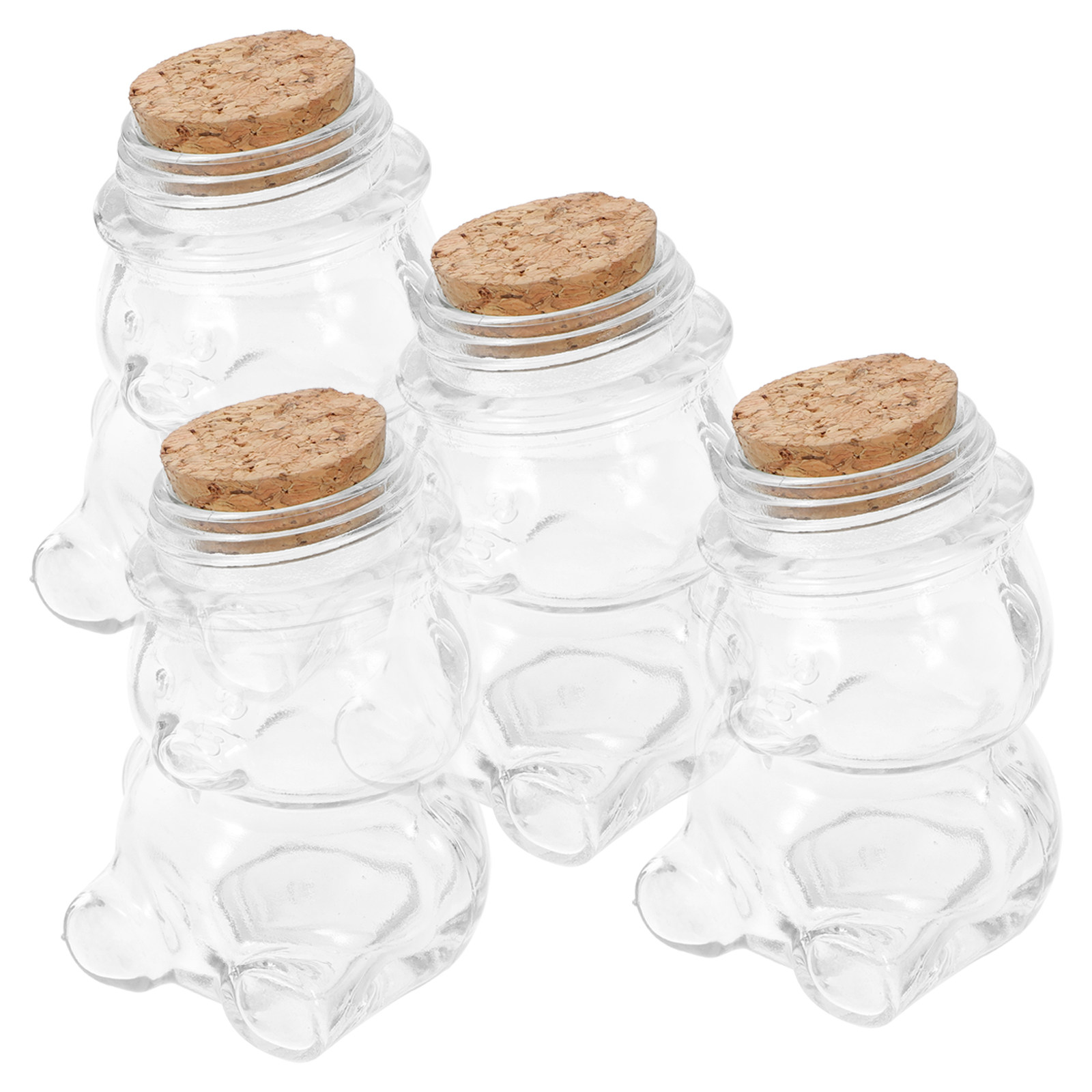4 Buah Set Toples Permen Kaca  - Coffee Tea Sugar Set ulasan dan harga