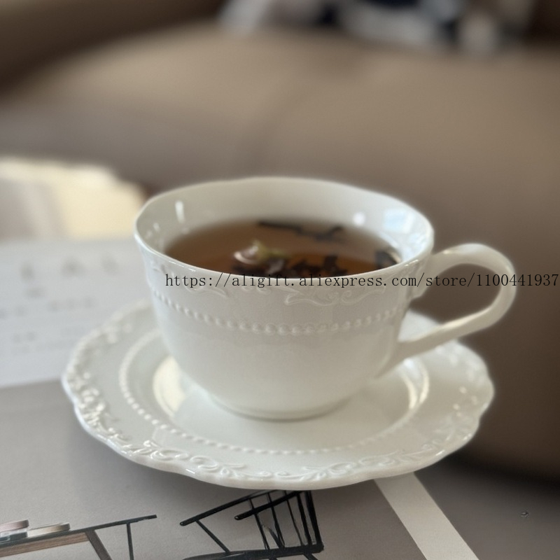 Cangkir Kopi Bunga Timbul Mewa - Coffee Tea Sugar Set ulasan dan harga