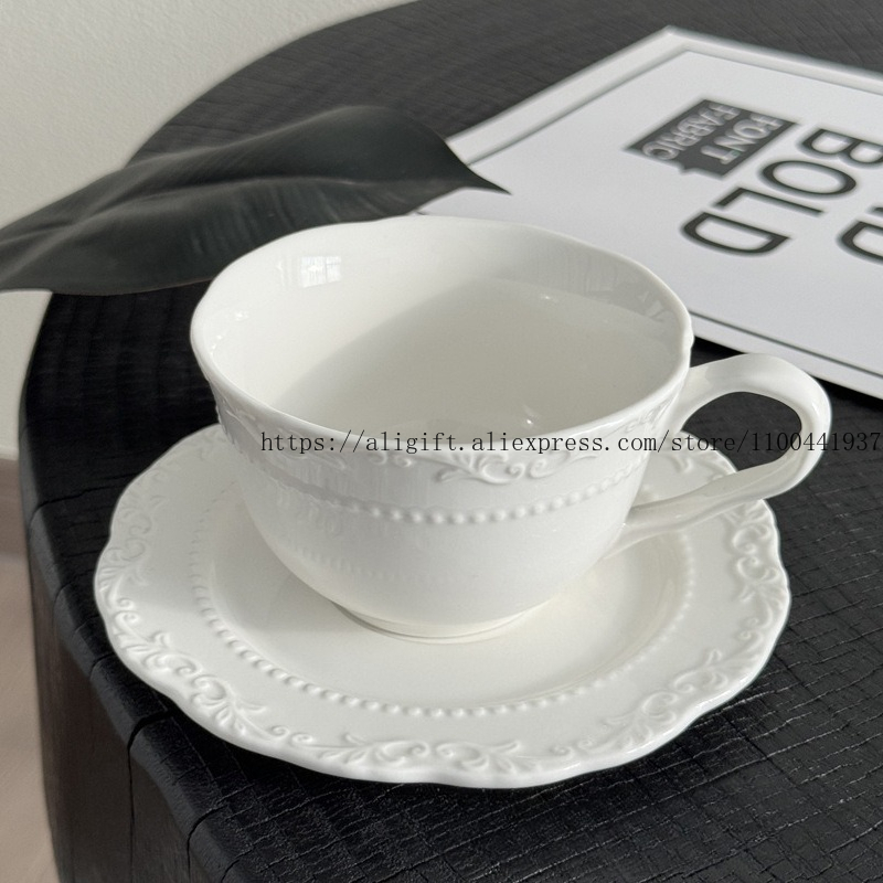 Cangkir Kopi Bunga Timbul Mewa - Coffee Tea Sugar Set ulasan dan harga