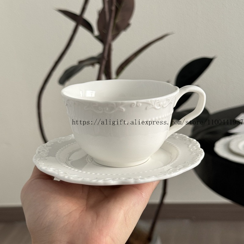Cangkir Kopi Bunga Timbul Mewa - Coffee Tea Sugar Set ulasan dan harga