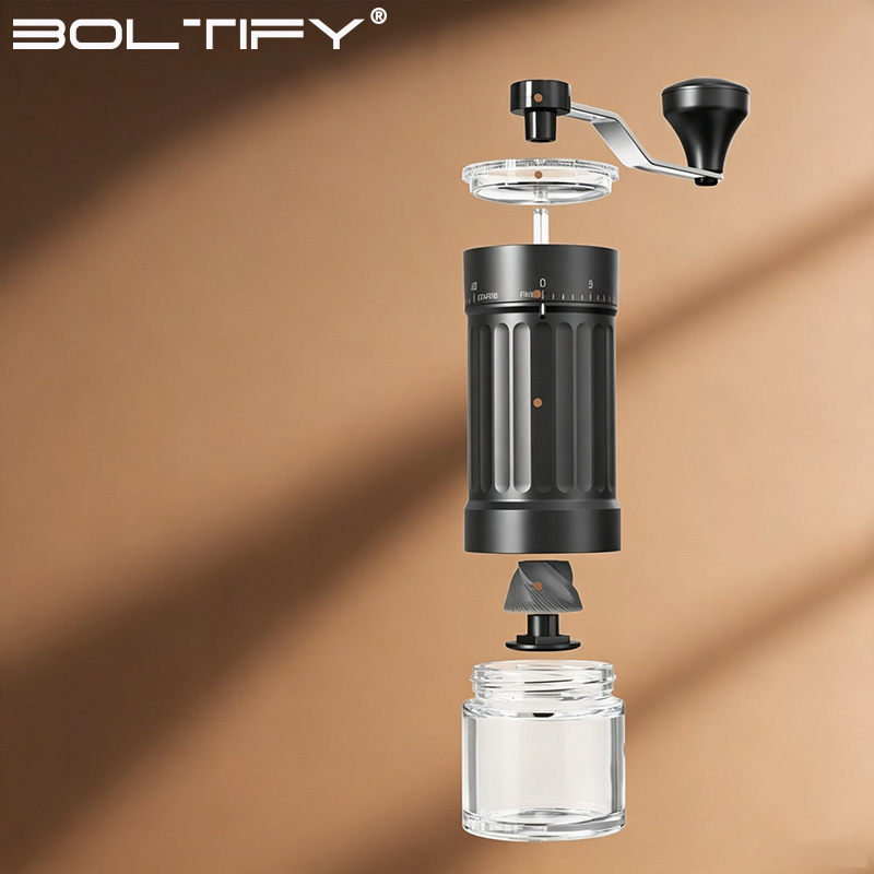 BOLTIFY High-Q Penggiling Kopi - Burr Hand Grinder ulasan dan harga