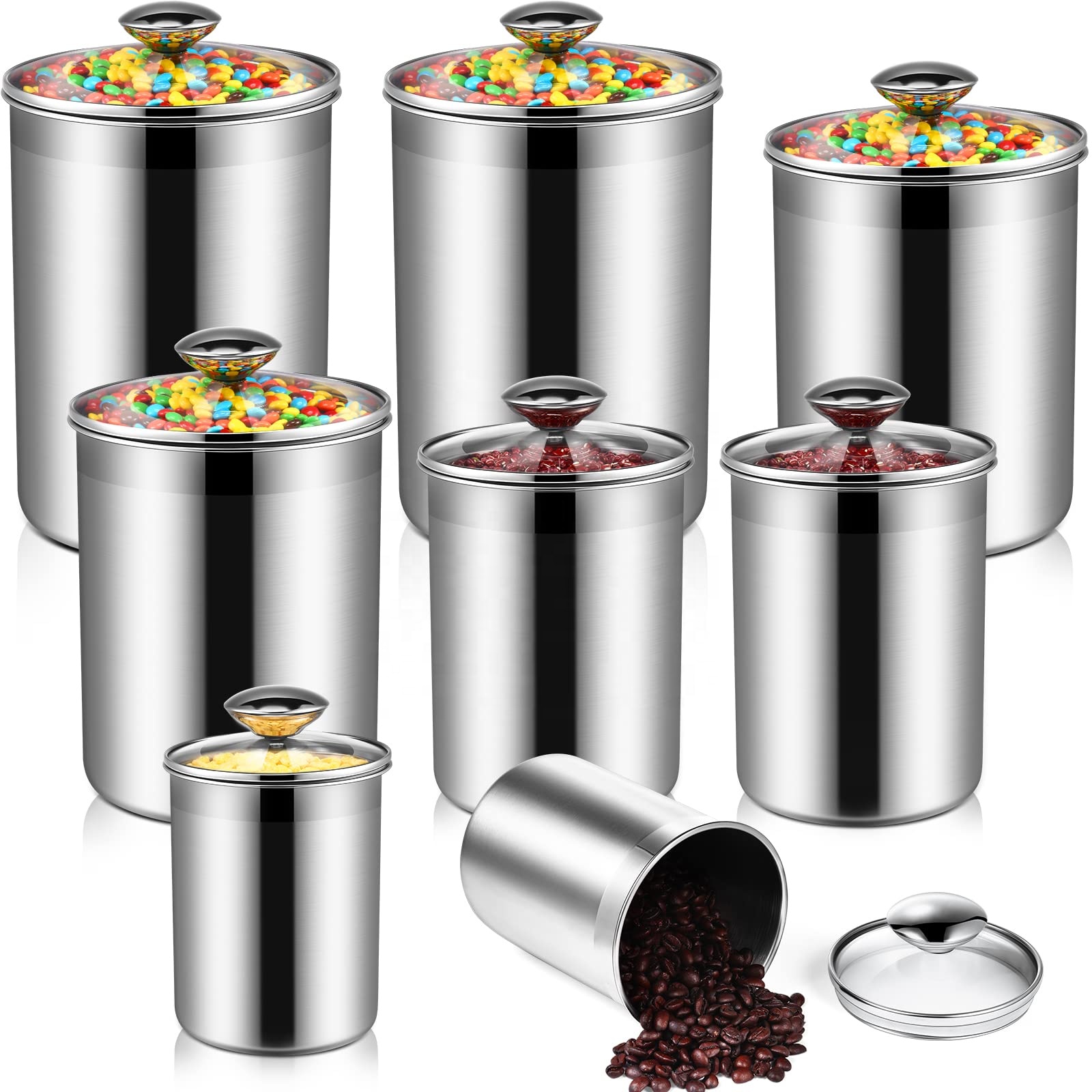 Set Wadah Penyimpanan Makanan  - Coffee Tea And Sugar Canister Set ulasan dan harga