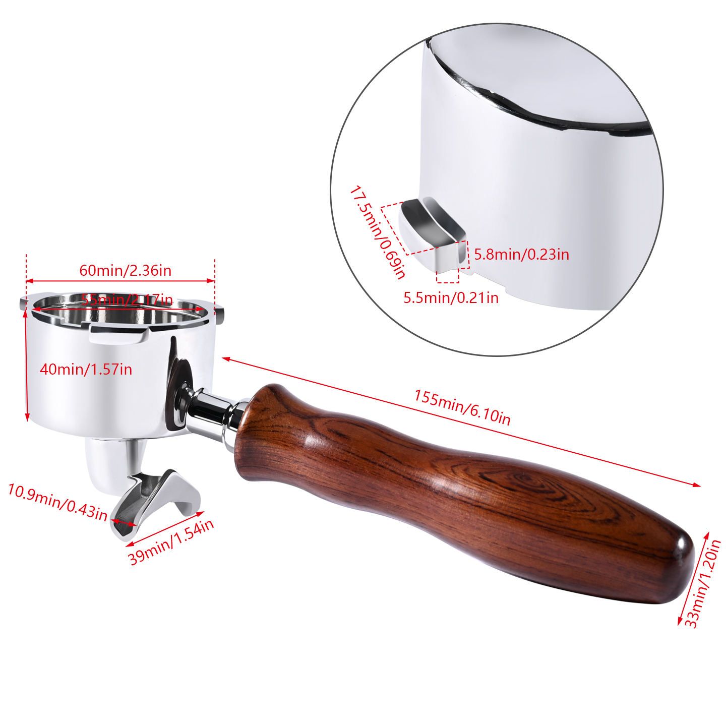 Portafilter Kopi 51mm Double S - Coffee Tea Making Machine ulasan dan harga