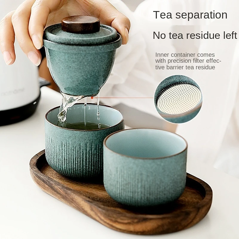 Set Teh Kung Fu Travel Cangkir - Coffee Tea Or ulasan dan harga