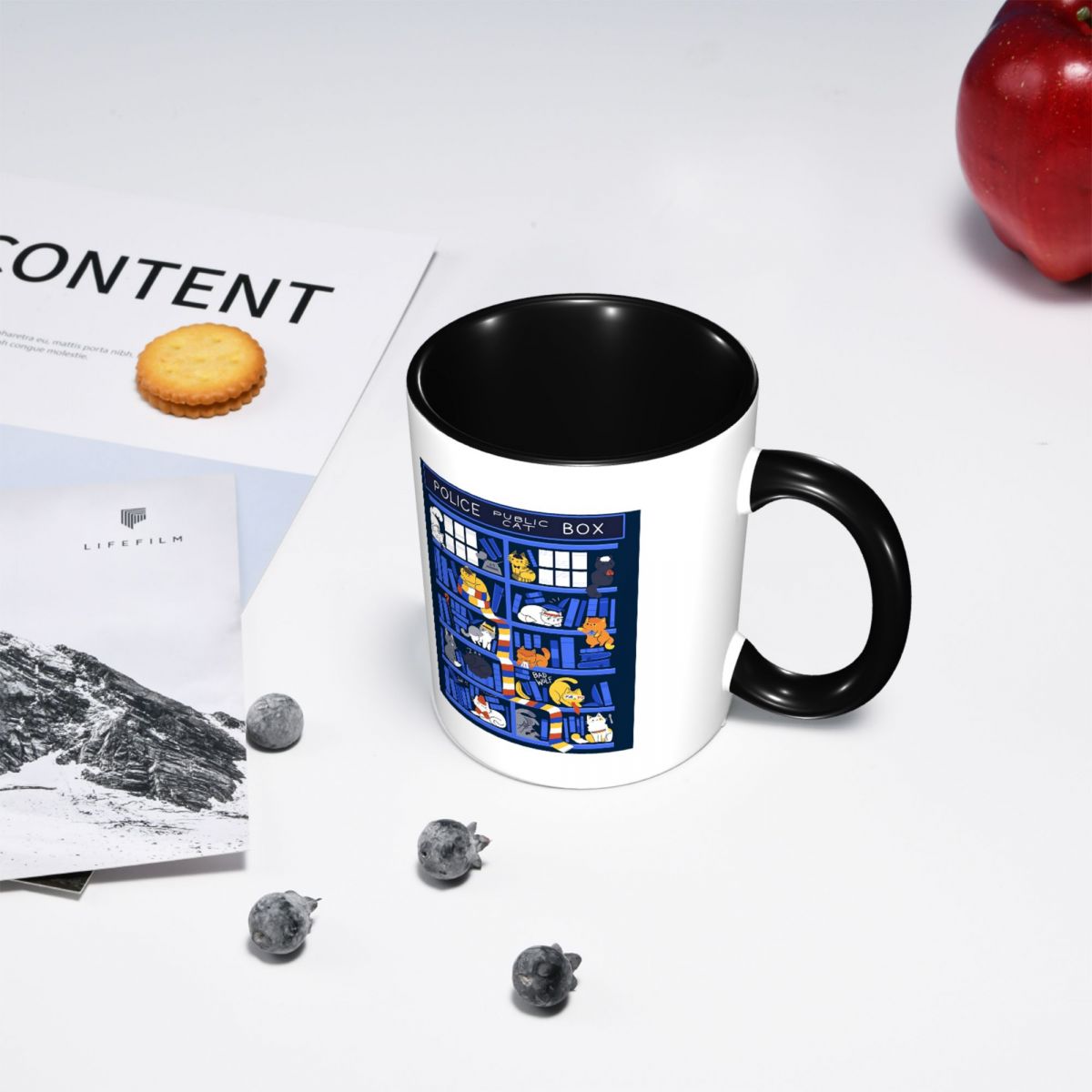 Library Box Who Mug Cangkir Ko - Coffee Tea Library ulasan dan harga