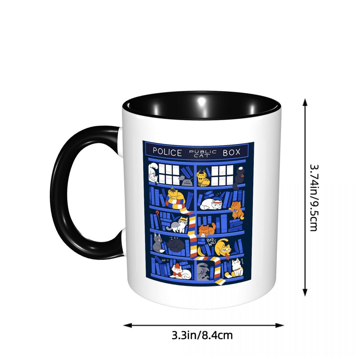 Library Box Who Mug Cangkir Ko - Coffee Tea Library ulasan dan harga