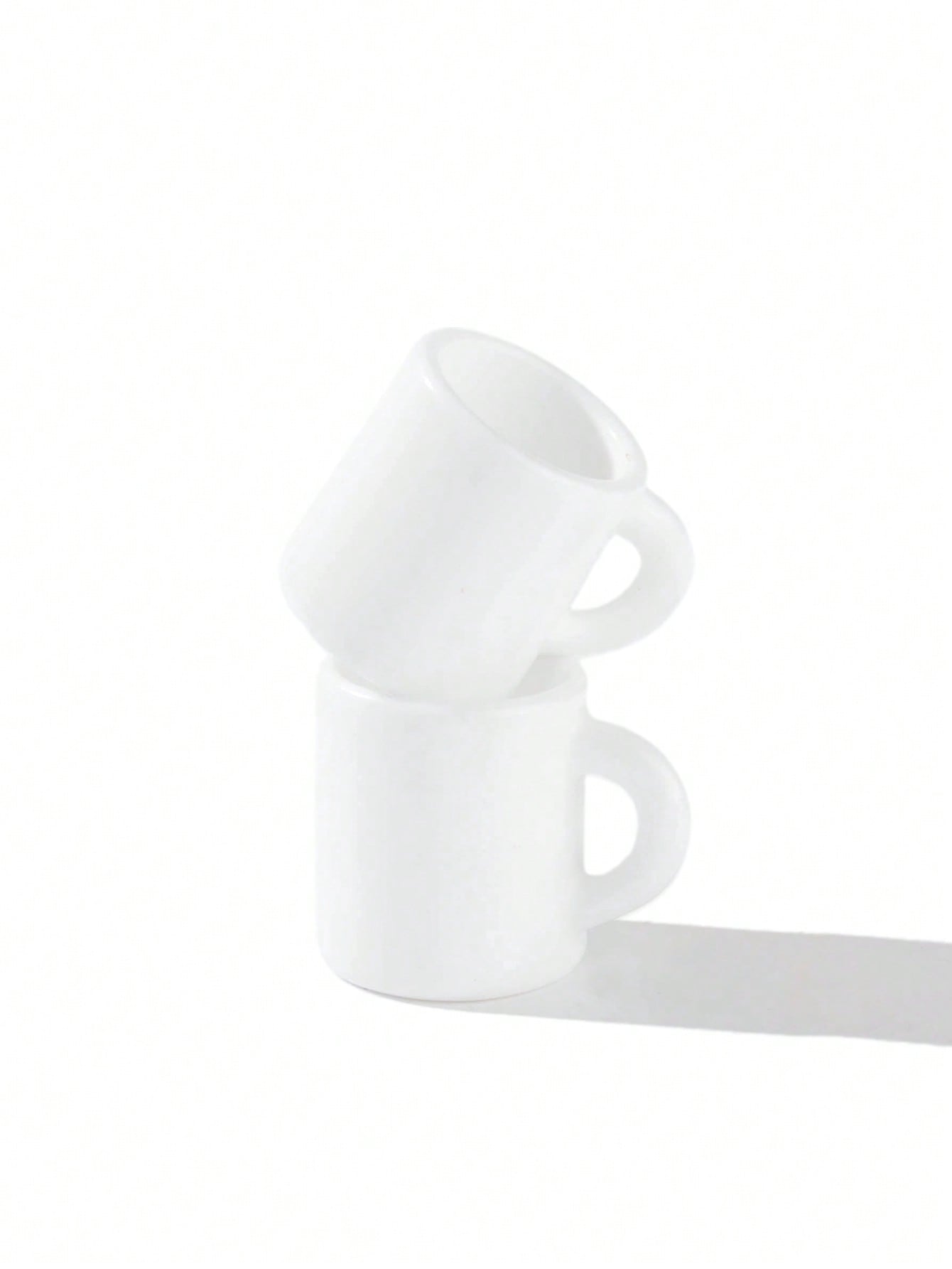 10 Buah Mug Putih Miniatur Rum - Coffee Y Tea ulasan dan harga