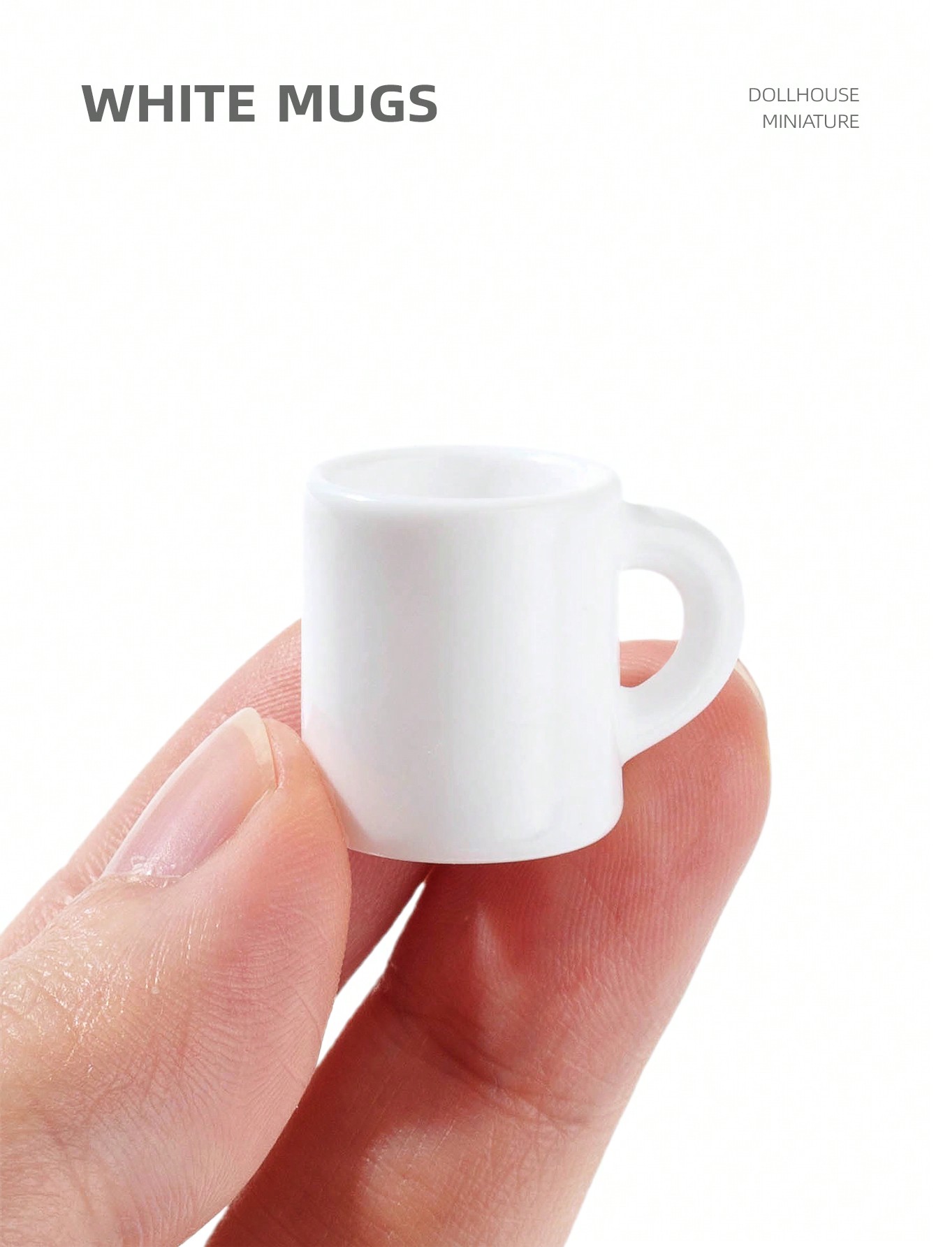 10 Buah Mug Putih Miniatur Rum - Coffee Y Tea ulasan dan harga