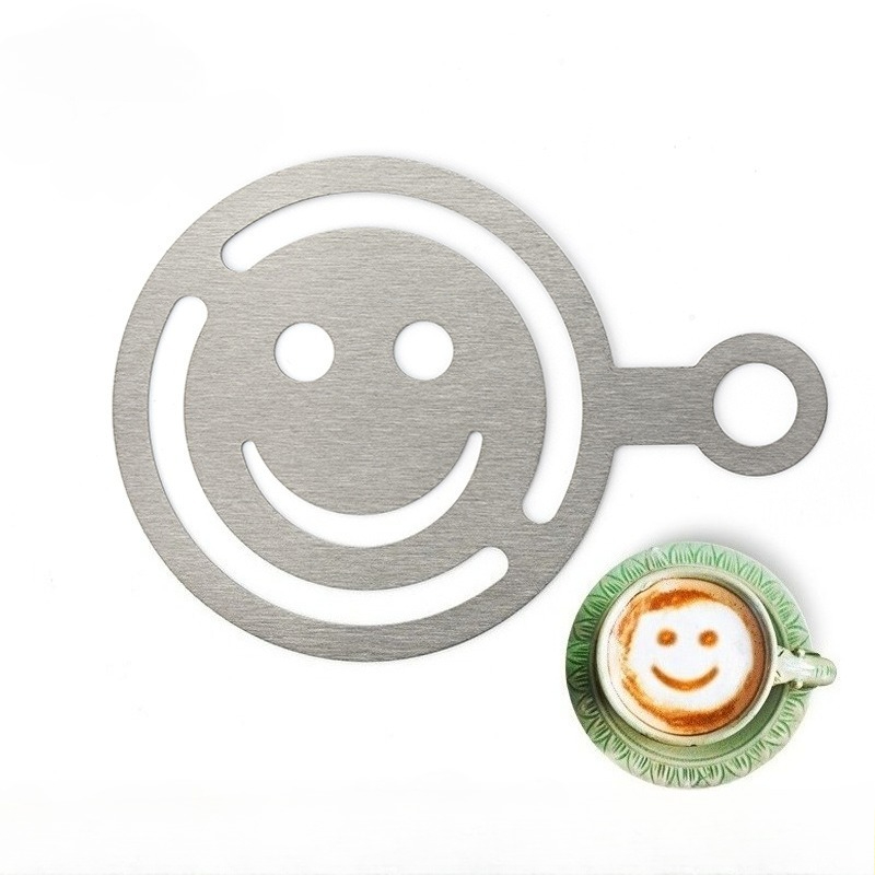 Stensil seni latte baja tahan  - Coffee Stencil Art ulasan dan harga